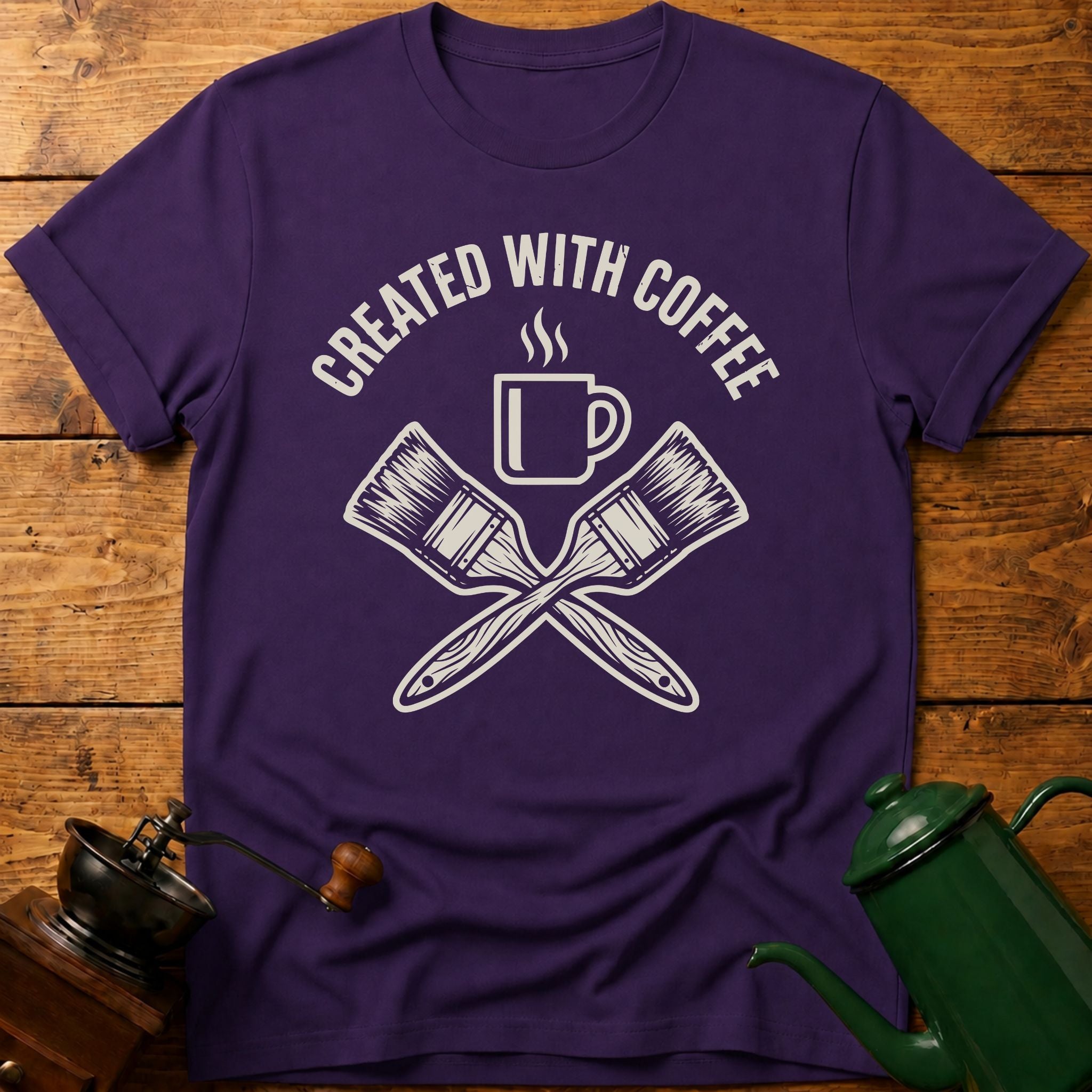 Created With Coffee T-Shirt