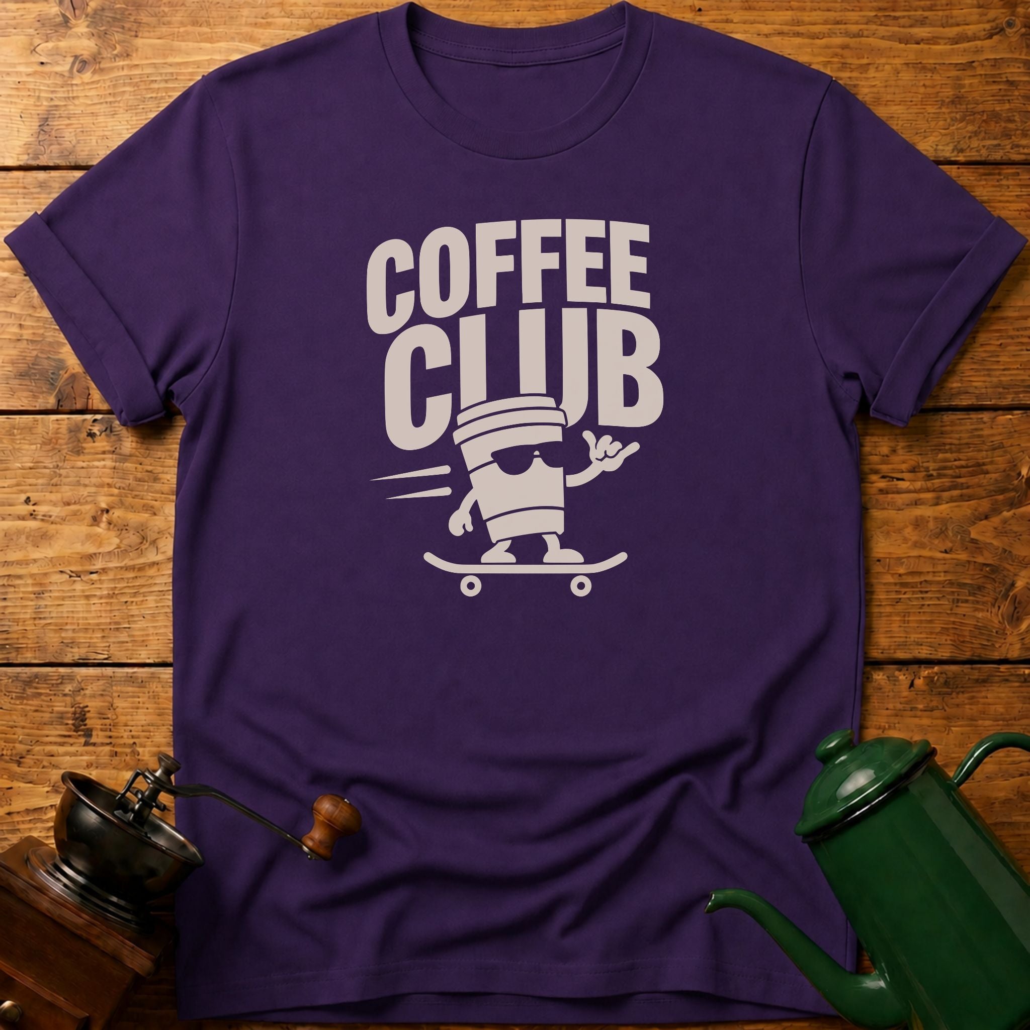 Skating Coffee Club T-Shirt