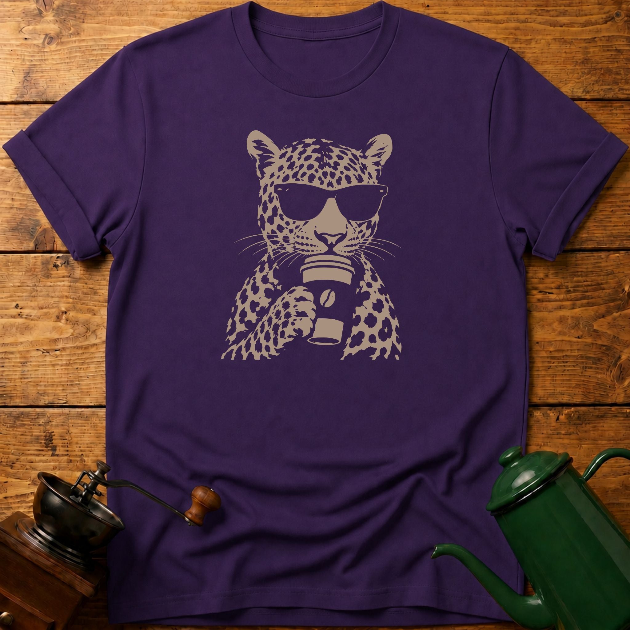 Coffee Cheetah T-Shirt