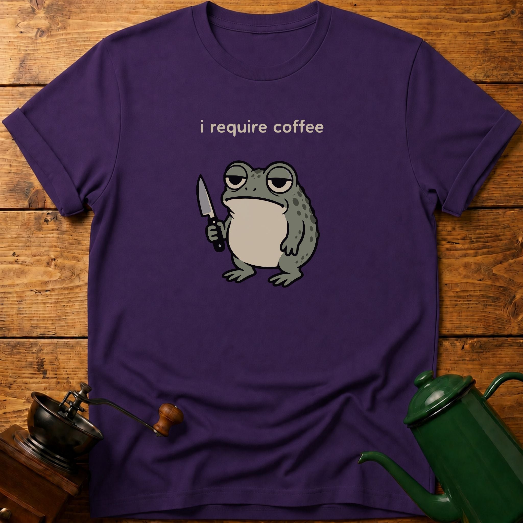 i require coffee frog T-Shirt