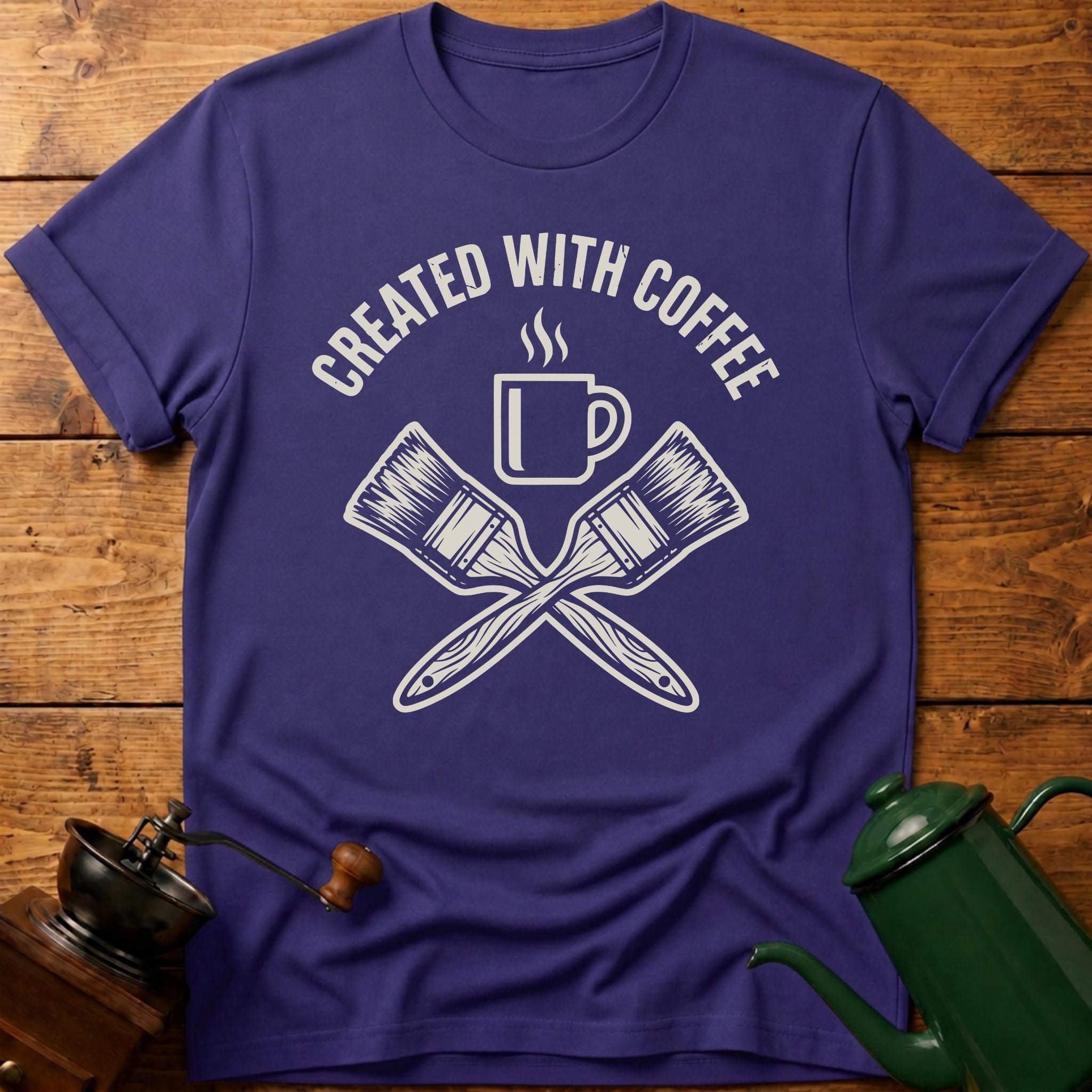 Created With Coffee T-Shirt