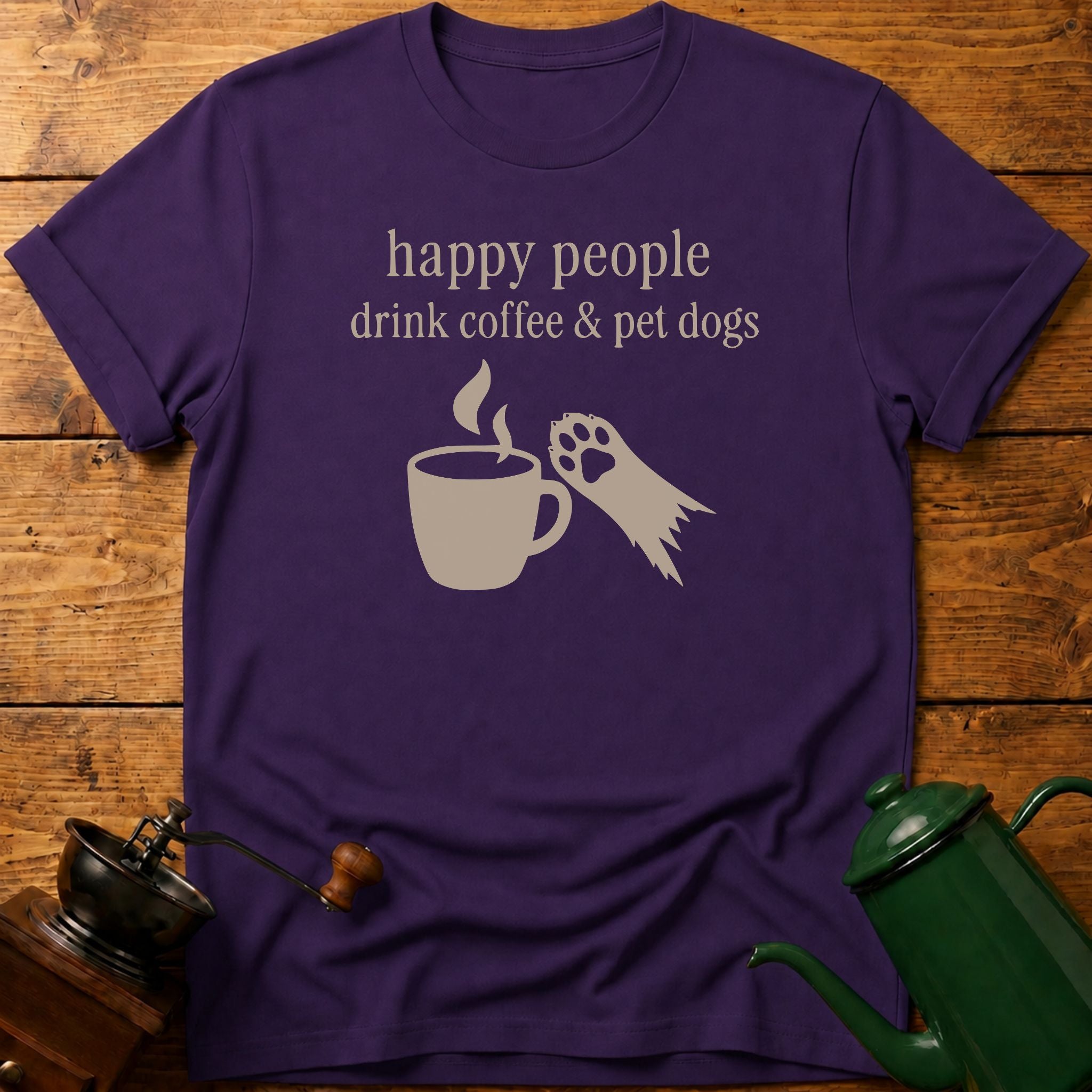drink coffee & pet dogs T-Shirt