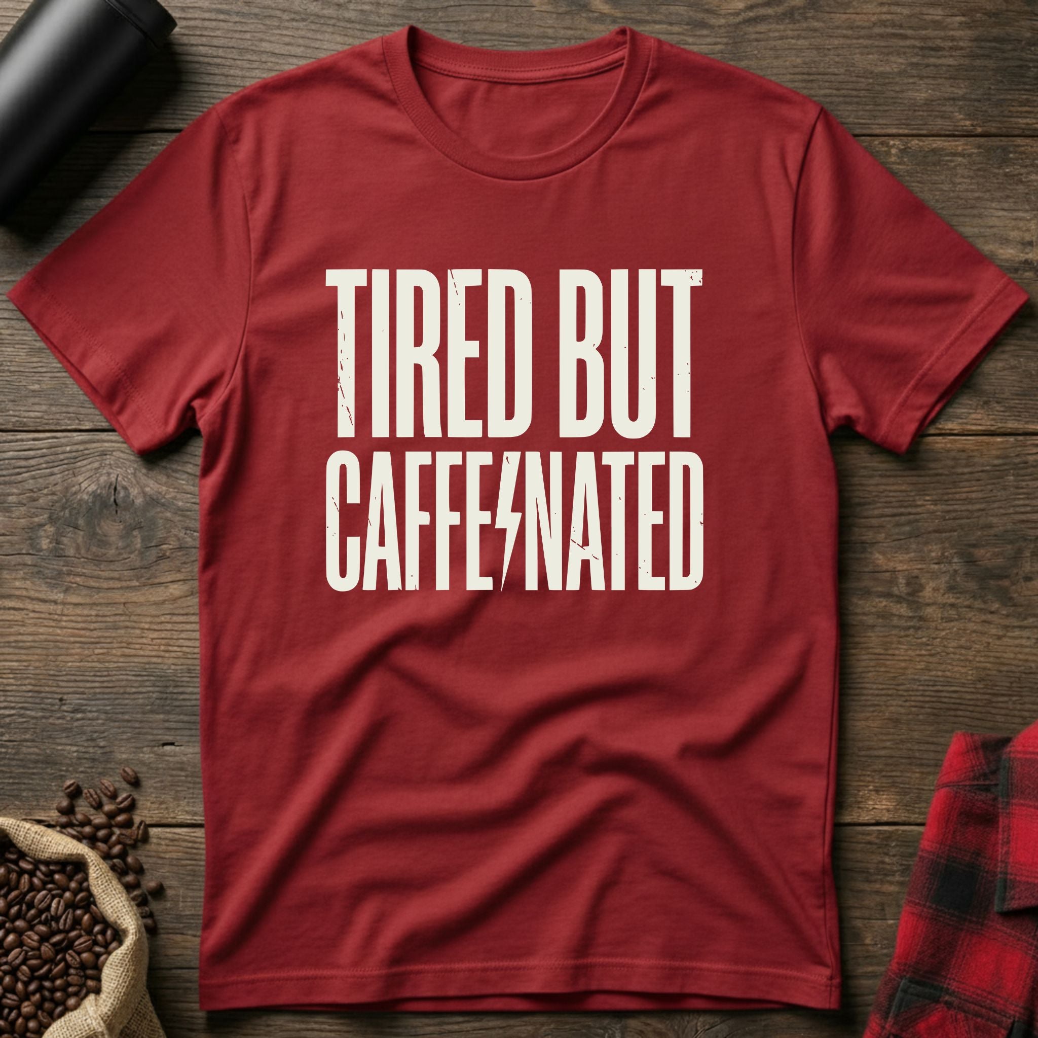 Tired But Caffeinated T-Shirt