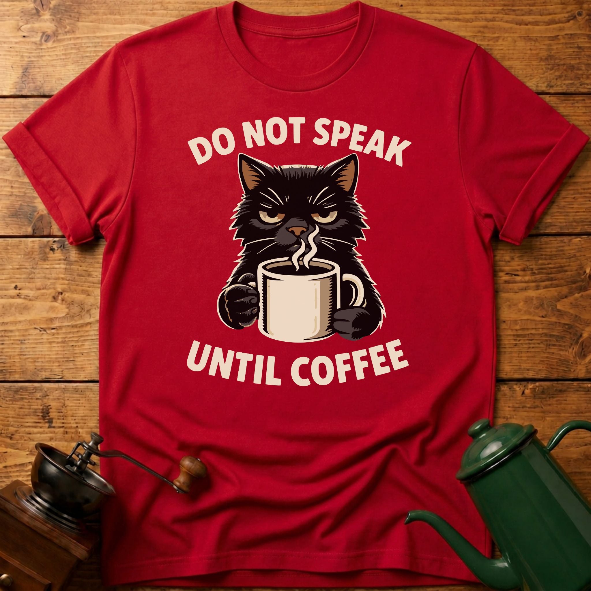 Do Not Speak Until Coffee T-Shirt