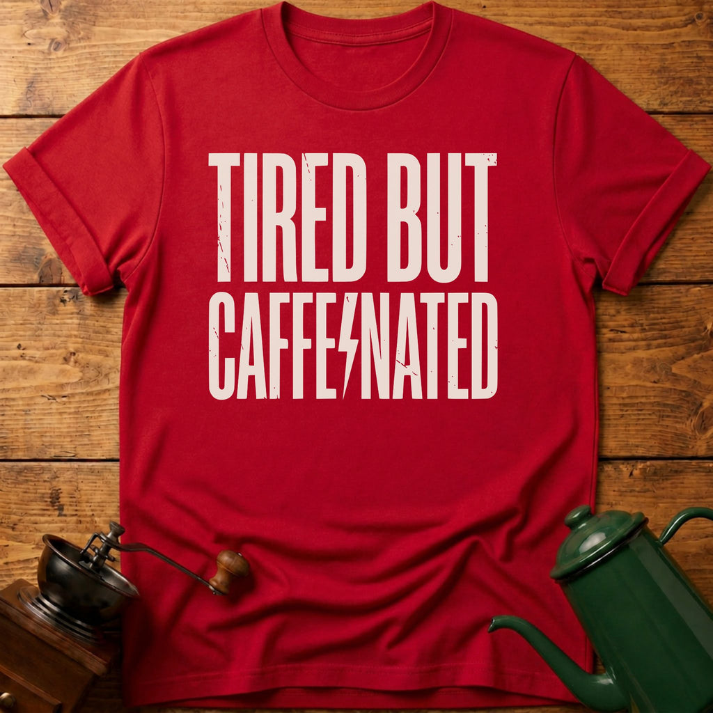 Tired But Caffeinated T-Shirt