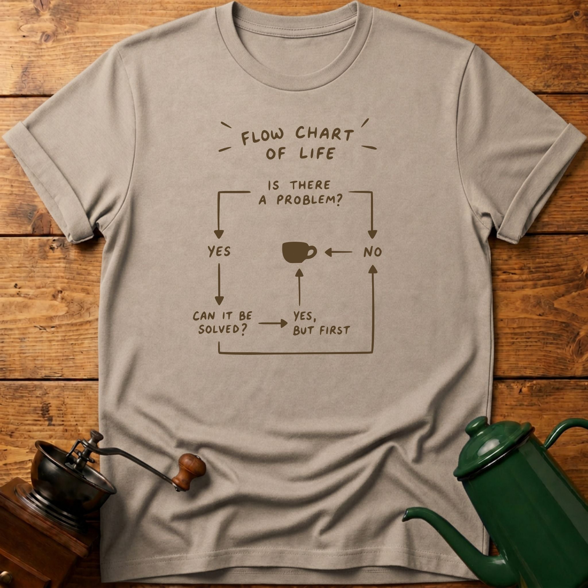 Flow Chart Of Life T-Shirt