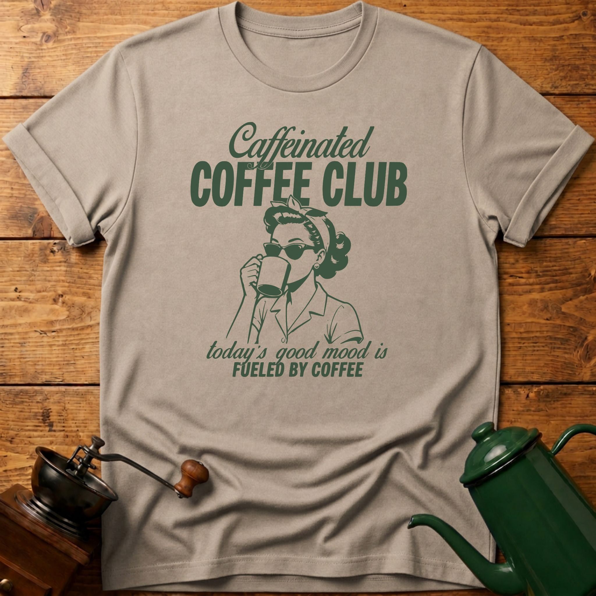 Caffeinated Coffee Club T-Shirt