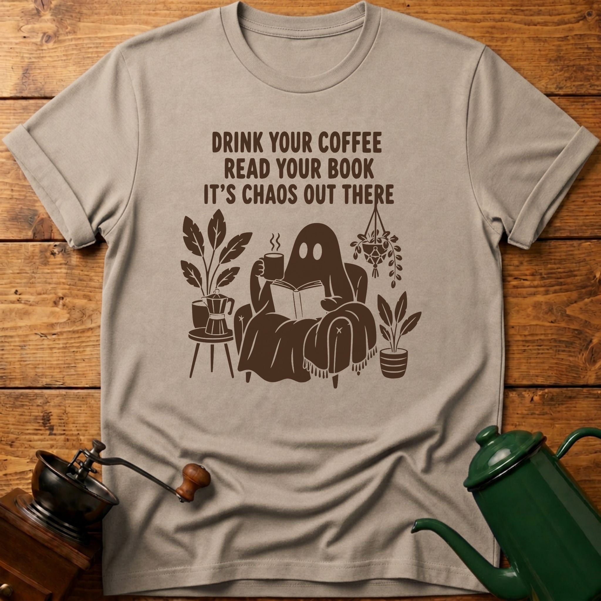 Coffee Read Book T-Shirt