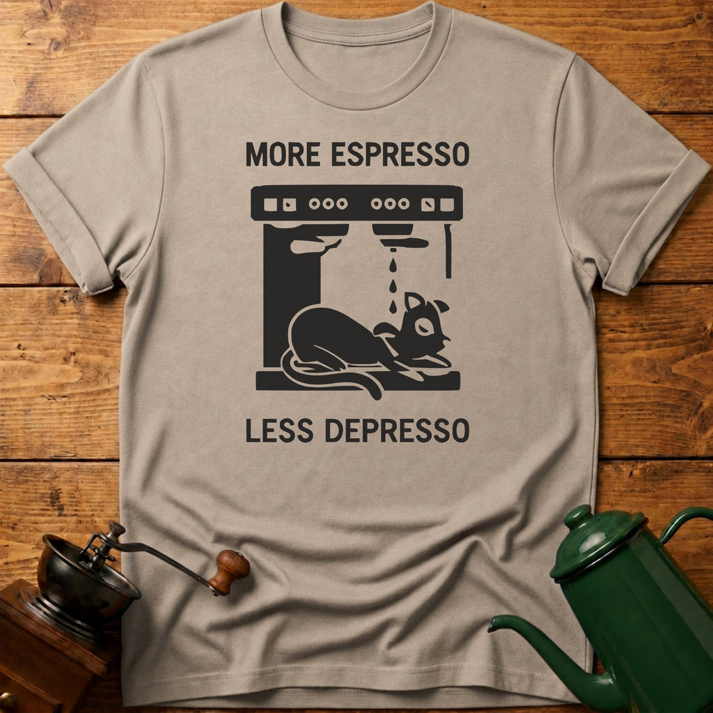 More Espresso Less Depresso T-Shirt