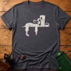 Sleeping Woman Drinking Coffee T-Shirt