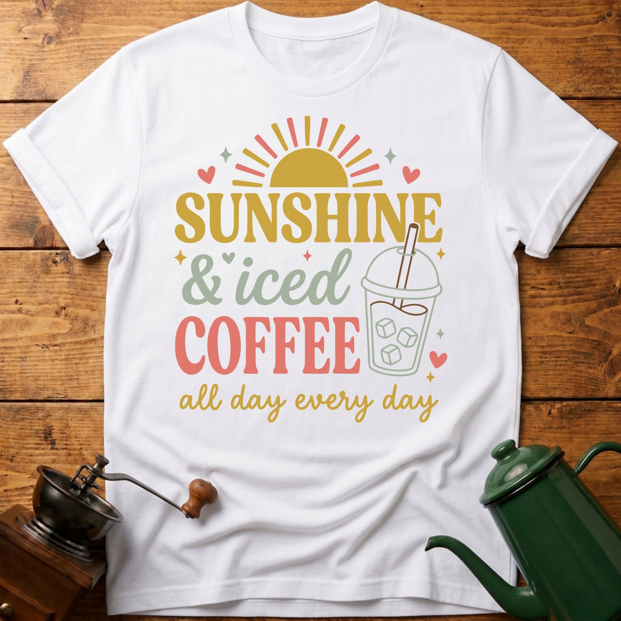Sunshine & Iced Coffee T-Shirt